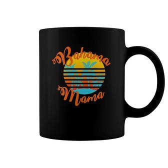 Bahama Mama Retro Sunset With Palm Trees Coffee Mug | Mazezy