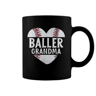 Baseball Grandma Baller Grandma Coffee Mug | Mazezy