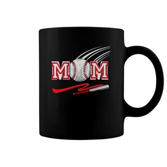 Baseball Graphic Softball Mother's Day Sport Mom Wife Coffee Mug | Mazezy