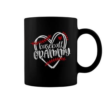 Baseball Heart Grammy Grandma Gift Coffee Mug | Mazezy