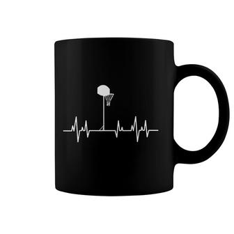 Basketball Heartbeat Coffee Mug | Mazezy