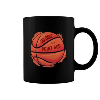 Basketball Point God Court Dad Coffee Mug | Mazezy