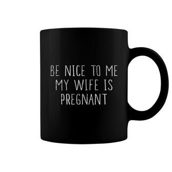 Be Nice To Me My Wife Is Coffee Mug | Mazezy