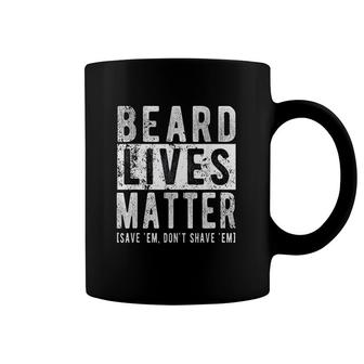 Beard Lives Matter Funny Beard No Shave Coffee Mug | Mazezy