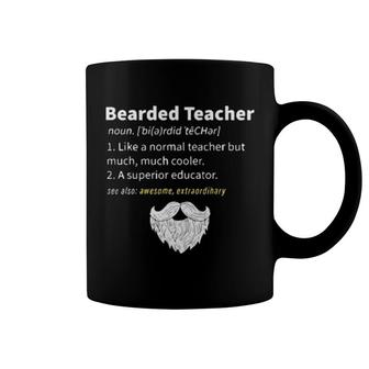 Bearded Teacher T Coffee Mug | Mazezy