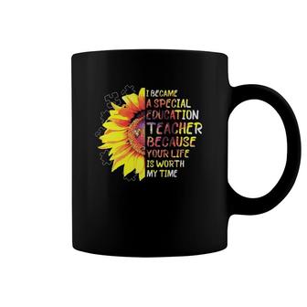 Became Special Education Teacher Sped Squad Gift Special Ed Coffee Mug | Mazezy