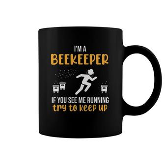 Beekeeper If You See Me Running Bee Honey Funny Gift Coffee Mug | Mazezy