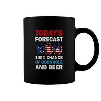 Beer Funny Todays Forecast Coffee Mug | Mazezy