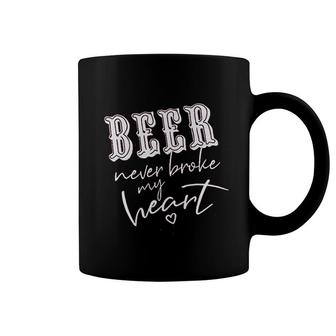 Beer Never Broke My Heart Coffee Mug | Mazezy