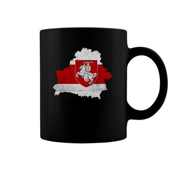 Belarus White Red Pagonya Flag Support Belarus Protesters Coffee Mug | Mazezy