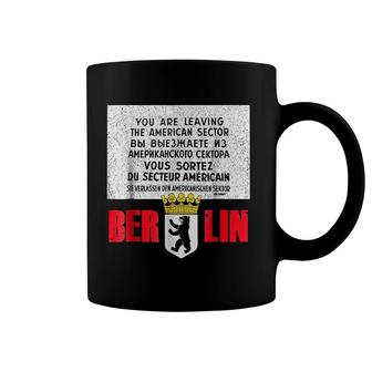 Berlin Checkpoint Charlie Sign Coffee Mug | Mazezy