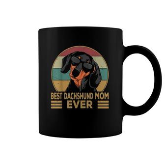 Best Dachshund Mom Ever Funny Weiner Dog Womens Gift Coffee Mug | Mazezy