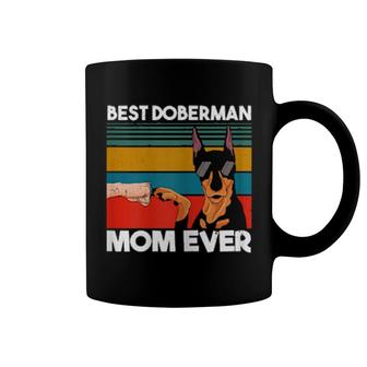 Best Doberman Mom Ever Dog Mom Fist Bump Coffee Mug | Mazezy