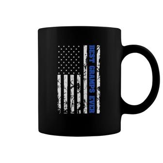 Best Gramps Ever Us Vintage Flag Patriotic Grandfather Men Coffee Mug | Mazezy