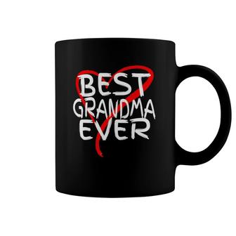 Best Grandma Ever Love Heart Mother's Day Coffee Mug | Mazezy
