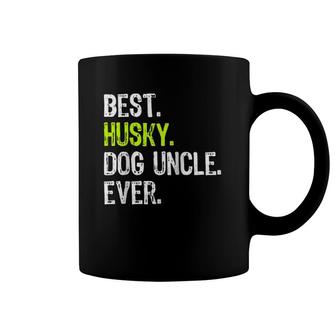 Best Husky Dog Uncle Ever Raglan Baseball Tee Coffee Mug | Mazezy