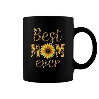 Best Mom Ever Sunflower Mother's Day Coffee Mug | Mazezy