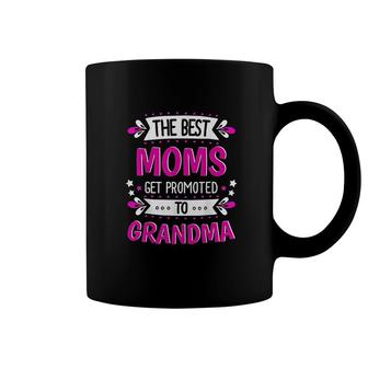 Best Moms Promoted To Grandma Coffee Mug | Mazezy