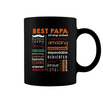 Best Papa Handsome Caring Loving Supportive Hardworking Coffee Mug | Mazezy