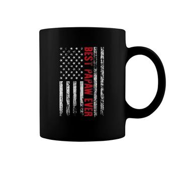 Best Papaw Ever American Flag Patriotic Dad Daddy Coffee Mug | Mazezy