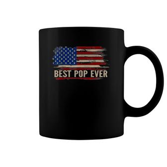 Best Pop Pop Ever Vintage American Flag July 4Th Fathers Day Coffee Mug | Mazezy
