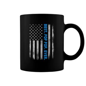 Best Poppop Ever American Flag Vintage Father's Day Gift Coffee Mug | Mazezy