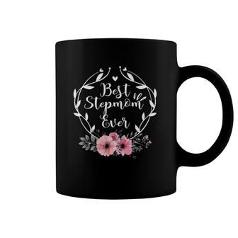 Best Stepmom Ever Mother's Day Gift Flower Grandma Coffee Mug | Mazezy