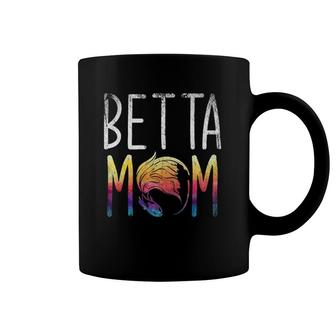 Betta Mom Siamese Fighting Fish Lover Aquarium Betta Fish Coffee Mug | Mazezy