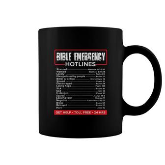 Bible Emergency Numbers Coffee Mug - Thegiftio UK