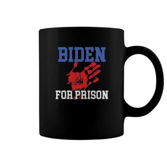 Biden For Prison Tee Coffee Mug | Mazezy