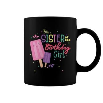 Big Sister Of The Birthday Girl Ice Cream Matching Family Coffee Mug | Mazezy
