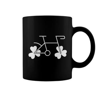 Bike Four Leaves Clover Coffee Mug | Mazezy