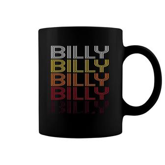 Billy Retro Wordmark Pattern Vintage Style Coffee Mug | Mazezy