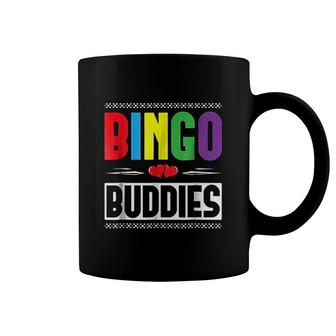 Bingo Buddies With Hearts Funny Lucky Player Cool Coffee Mug - Thegiftio UK