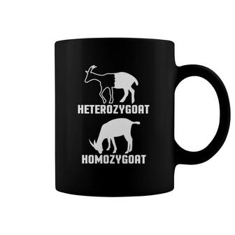 Biology Science Funny Heterozygoat Homozygoat Coffee Mug | Mazezy