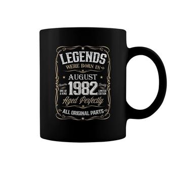 Birthday Awesome Legends Were Born In 1982 August Coffee Mug - Seseable