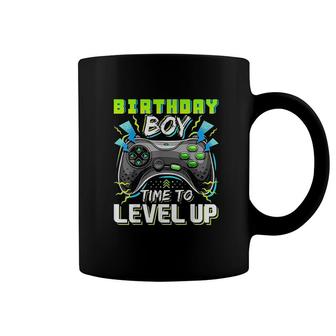 Birthday Boy Time To Level Up Video Game Birthday Gift Level Up Birthday Coffee Mug - Seseable