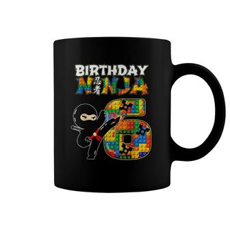 Birthday For Kids 6 Building Blocks Bricks Party Coffee Mug | Mazezy