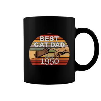 Birthday Retro Creation Art Michelangelo Cat Dad Since 1950 Coffee Mug | Mazezy