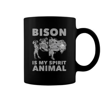 Bison Is My Spirit Animal American Bison Tank Top Coffee Mug | Mazezy