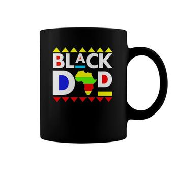 Black Dad Juneteenth King Father Africa Men Melanin Boys Son Coffee Mug | Mazezy