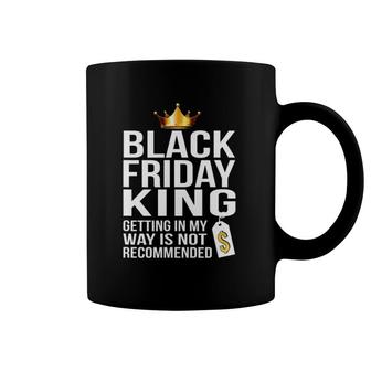 Black Friday King Shopper Gold Crown Coffee Mug | Mazezy