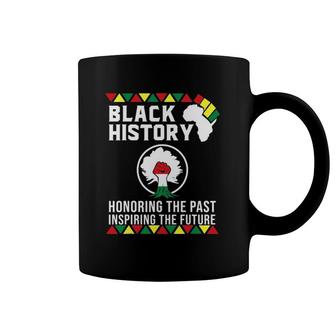 Black History Month Honoring Past Inspiring Future Men Women Coffee Mug | Mazezy