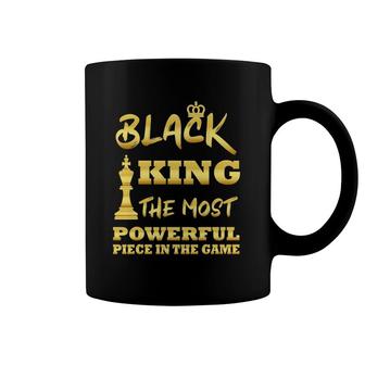 Black King The Most Powerful Piece In Game Chess Lover Tee Coffee Mug | Mazezy