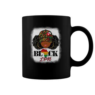 Black Lpn Nurse Messy Bun Pride African Black History Month Coffee Mug | Mazezy