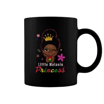 Black Melanin Little Princess Birthday Girl Afro Toddler Coffee Mug | Mazezy