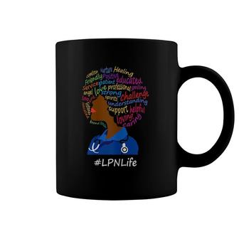 Black Nurse Uniform Afro African Lpn Life Nurses Day Coffee Mug | Mazezy