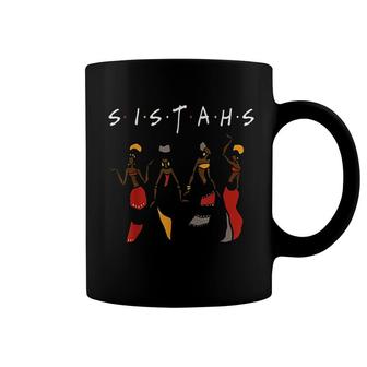 Black Sistahs Queen Melanin African American Coffee Mug | Mazezy