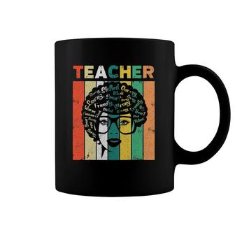 Black Woman Teacher Black History Month Coffee Mug | Mazezy