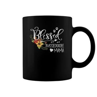 Blessed Aussiedoodle Mama Tee Dog Lover Coffee Mug | Mazezy